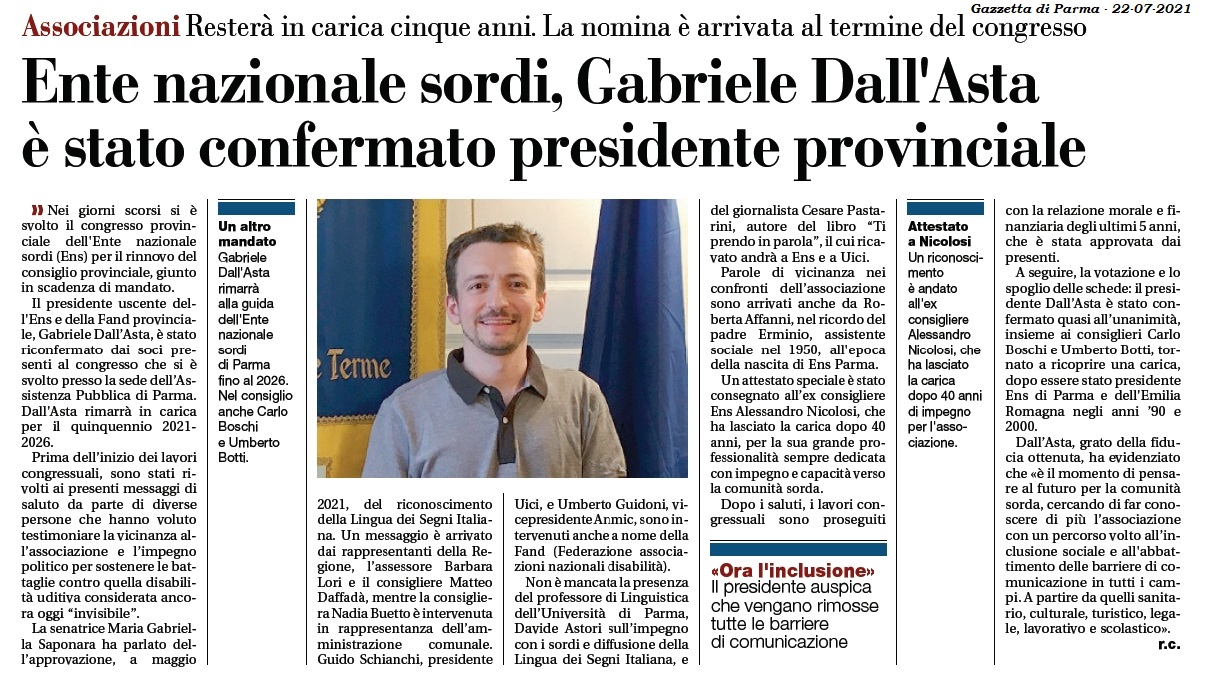 Articolo Gazzetta di Parma Rinnovo ENS Parma- 22-7-2021.jpg