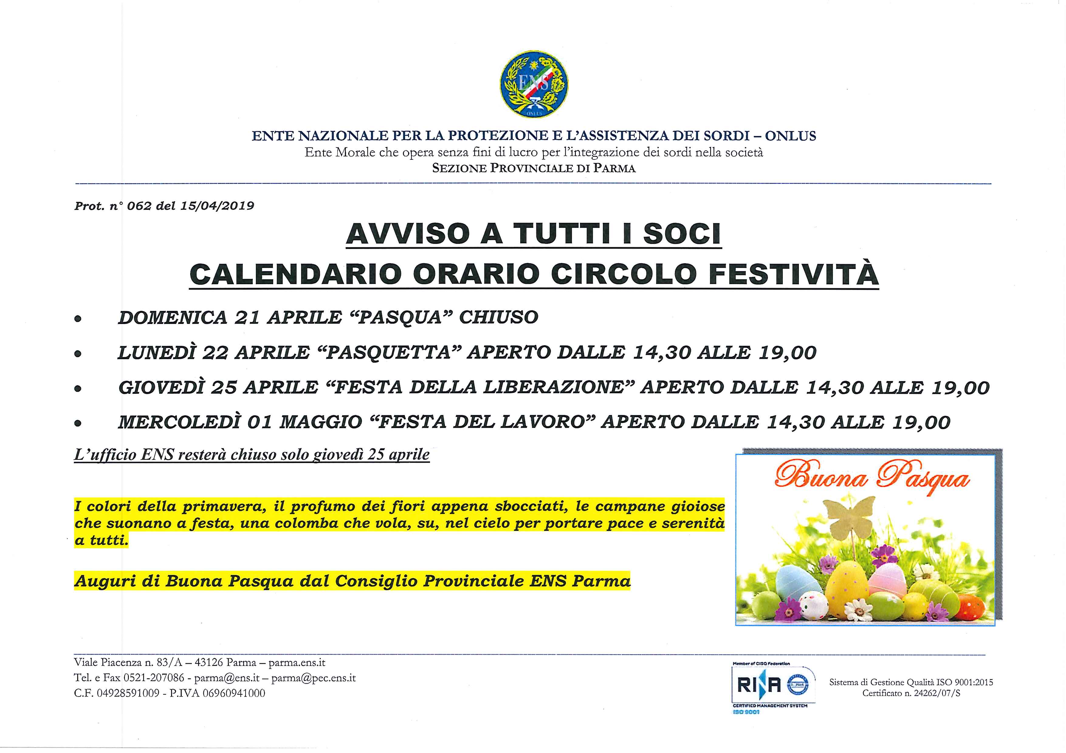 Prot. 062 Orari Ufficio e Circolo Festività Aprile-Maggio 2019.jpg