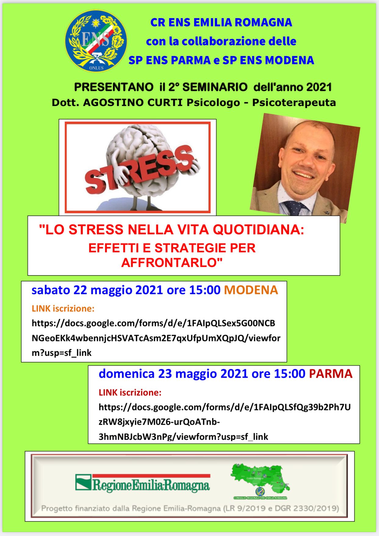 2 Seminario Stress con Dott. Curti
